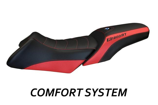 Tappezzeria Italia Sitzbankbezug Model Roberto Color Carb Komfortsystem für BMW R1200RT 06-13