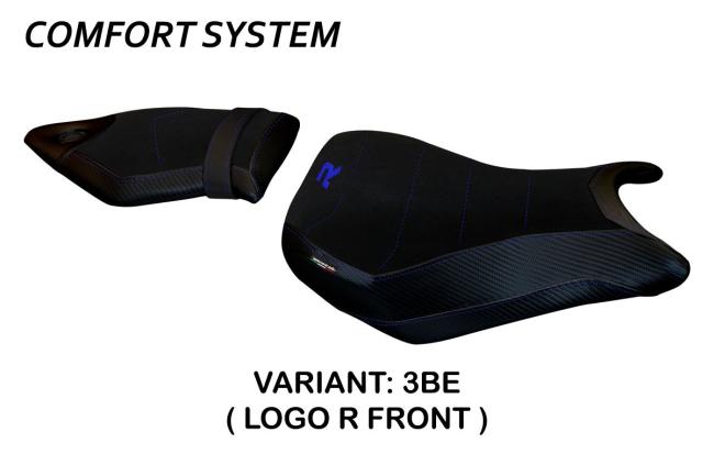 Tappezzeria Italia Seat Cover Model Spira all black Comfort System for BMW S1000R 14-19