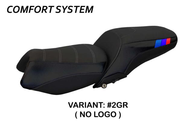 Tappezzeria Italia Seat Cover Model Tropea Anniversary Black Comfort System for BMW K1600GT 11+