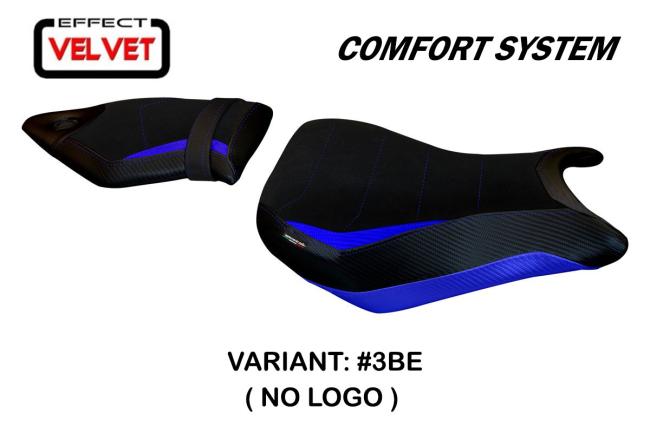 Tappezzeria Italia Seat Cover Model Vittoria 2 Effect Velvet Comfort System for BMW S1000RR 15-18