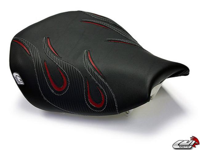 Luimoto Sitzbankbezug Flame Edition Fahrer für Kawasaki  ZX-10R 06-07