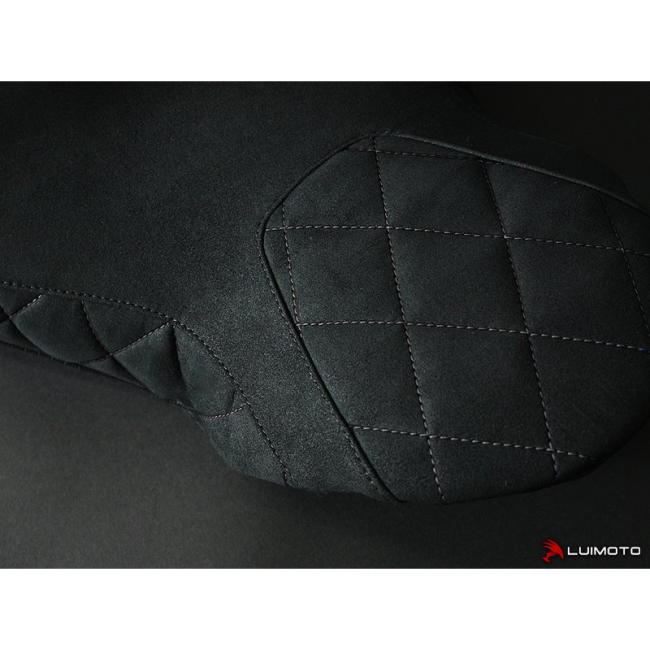 Luimoto Sitzbankbezug Diamond Fahrer für Ducati xDiavel 16-21 (Original Sitzbankform)