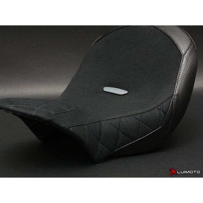 Luimoto Sitzbankbezug Diamond Fahrer für Ducati xDiavel 16-21 (Original Sitzbankform)