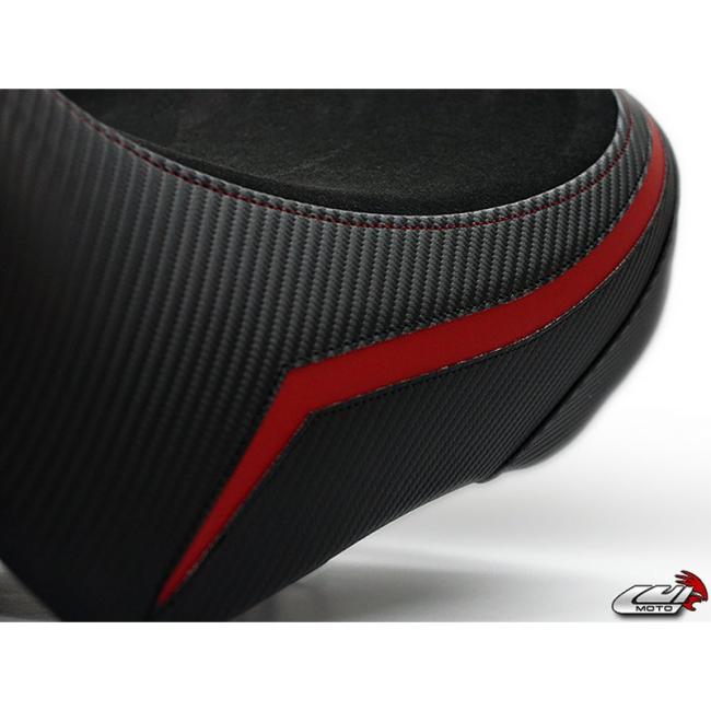 Ducati Diavel Team Italia Suede Fahrer "Original Sitzbankform"