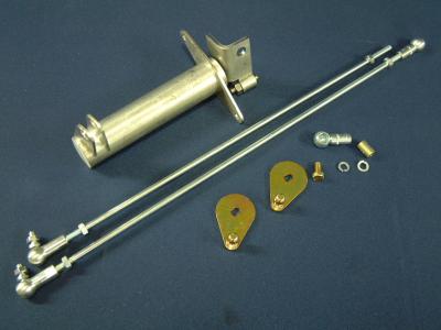 Stainless steel rotary gas linkage for type-1 engine with Porsch