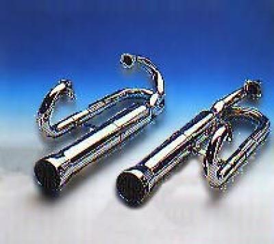 Auspuffanlage 4 in 2 Chrom