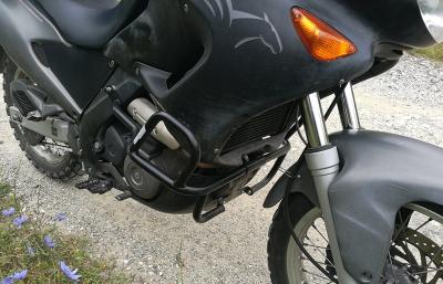 RD-Moto Crash frames black for Aprilia Pegaso 650  1996 - 2004