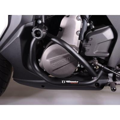 RD-Moto Crash frames black incl. Slider PH01 for CF-Moto GT650  2020-23